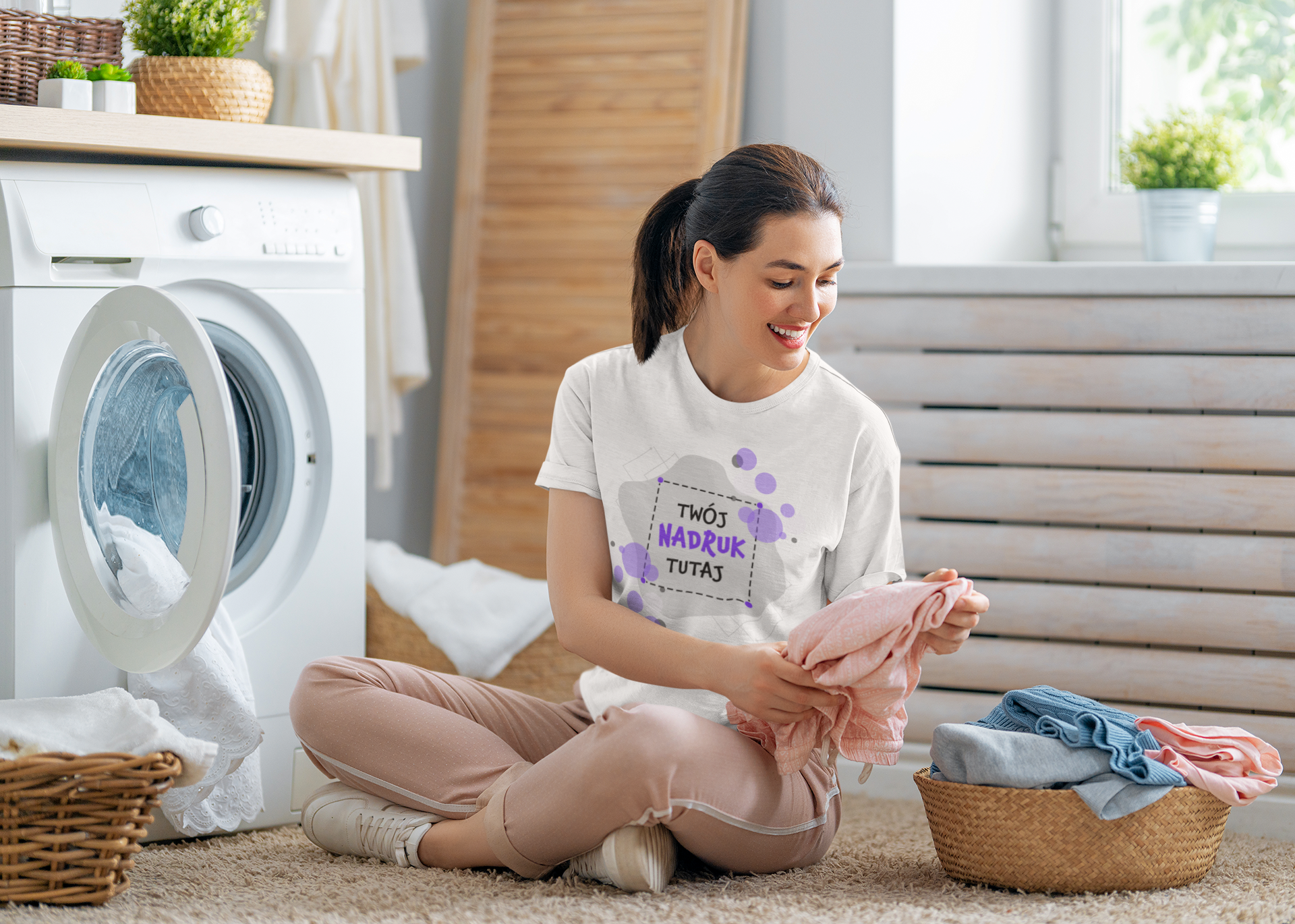 Pranie koszulek z nadrukiem